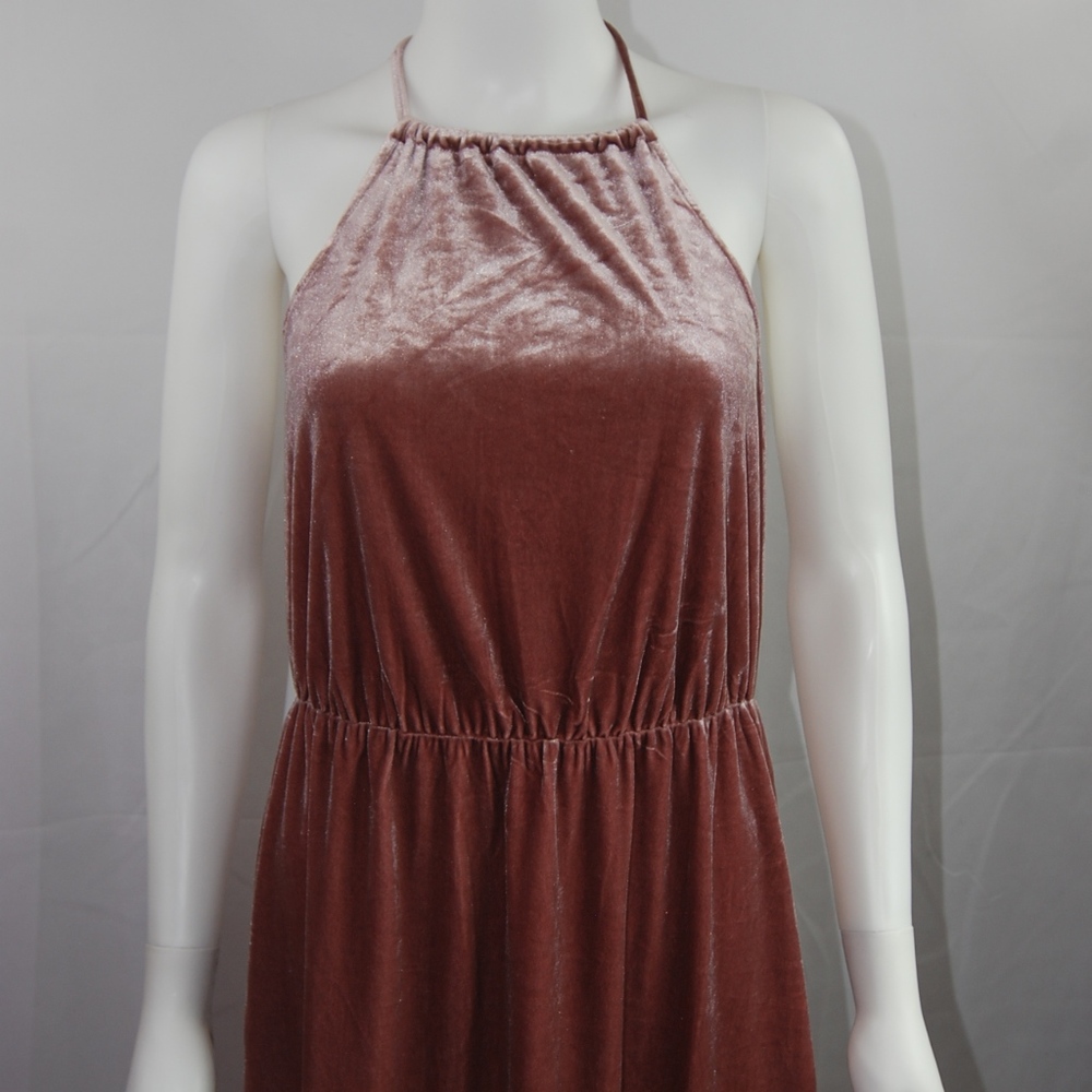 NWT Violetta Velvet Midi Dress Sz M - Picture 2 of 6
